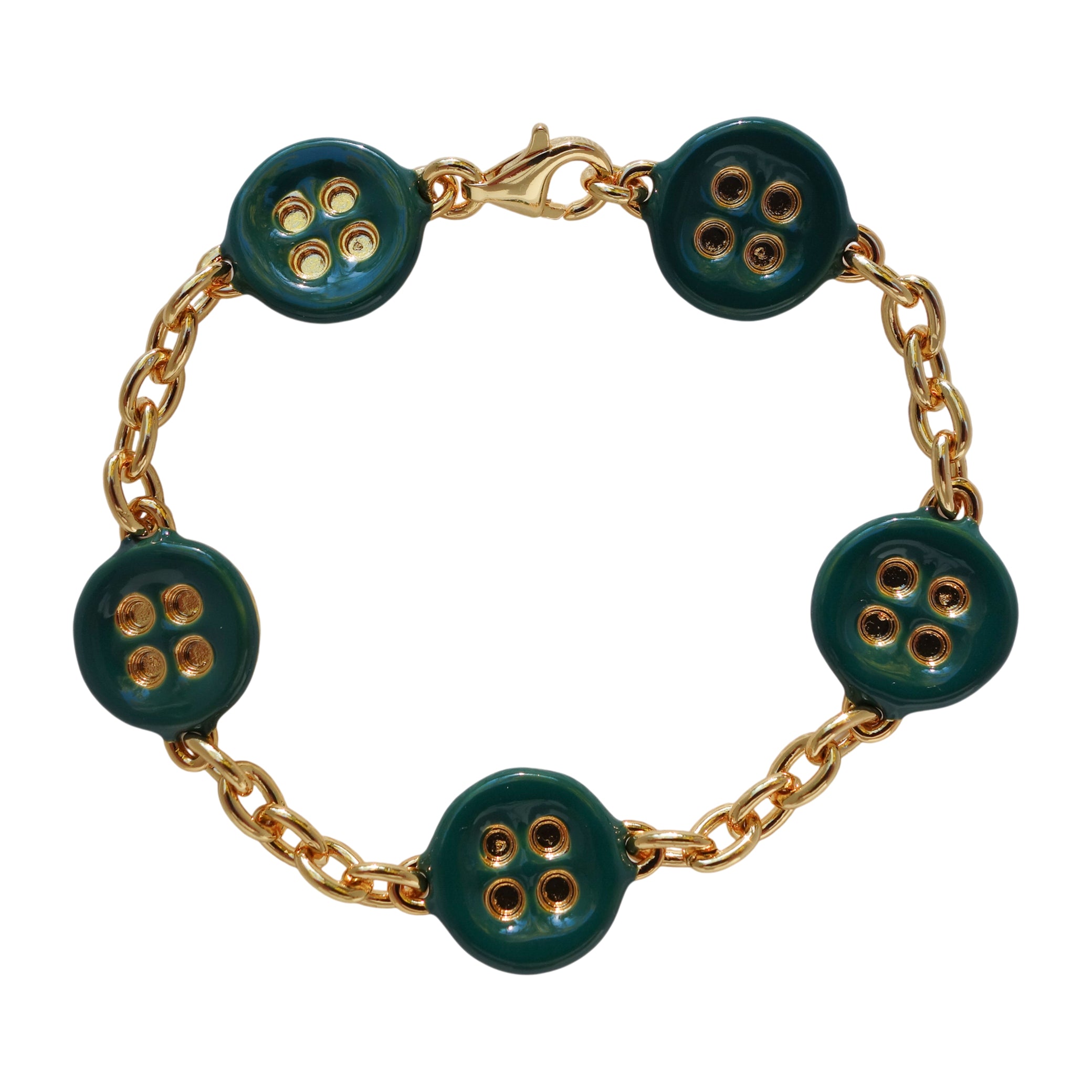 Gold Boutille Bracelet