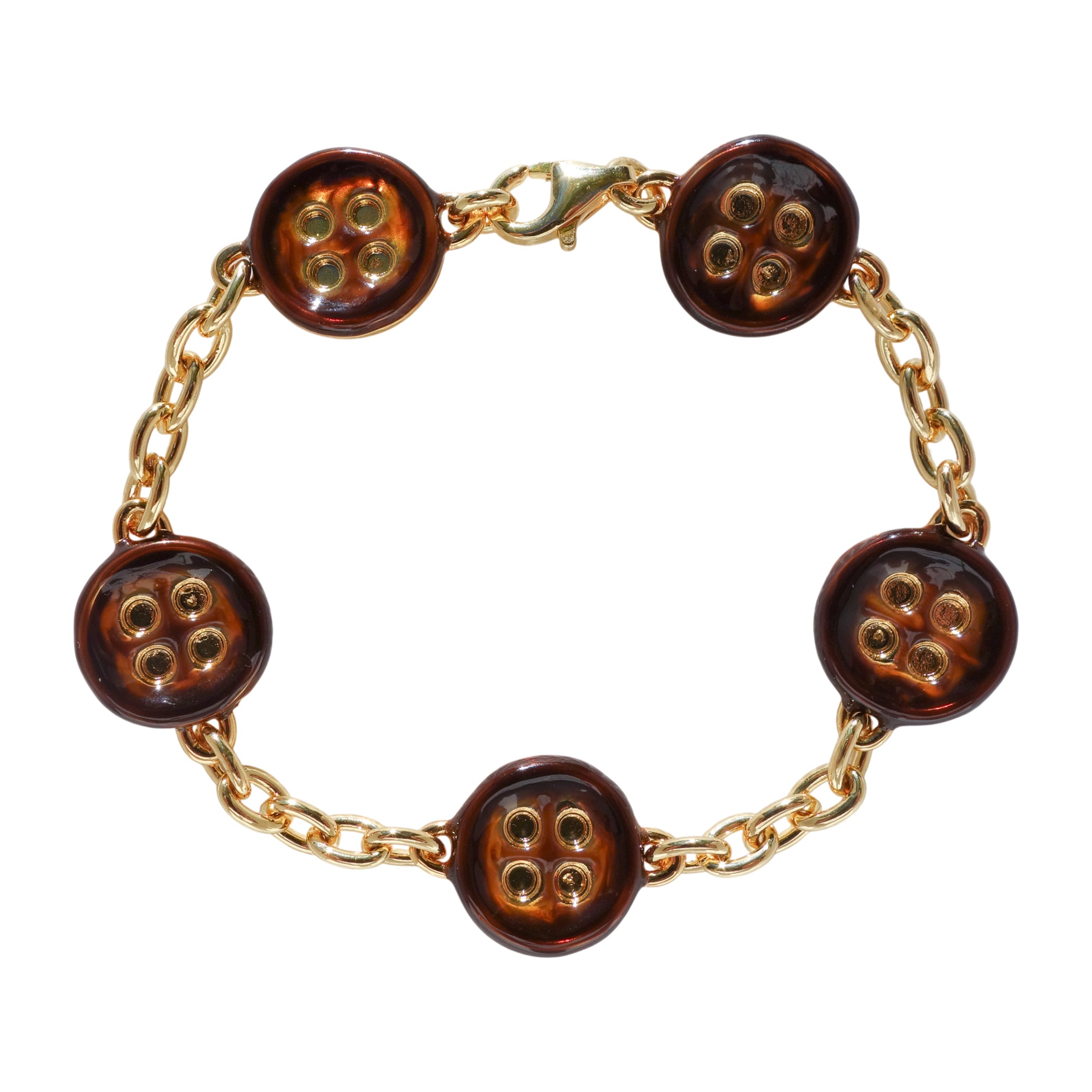 Gold Boutille Bracelet