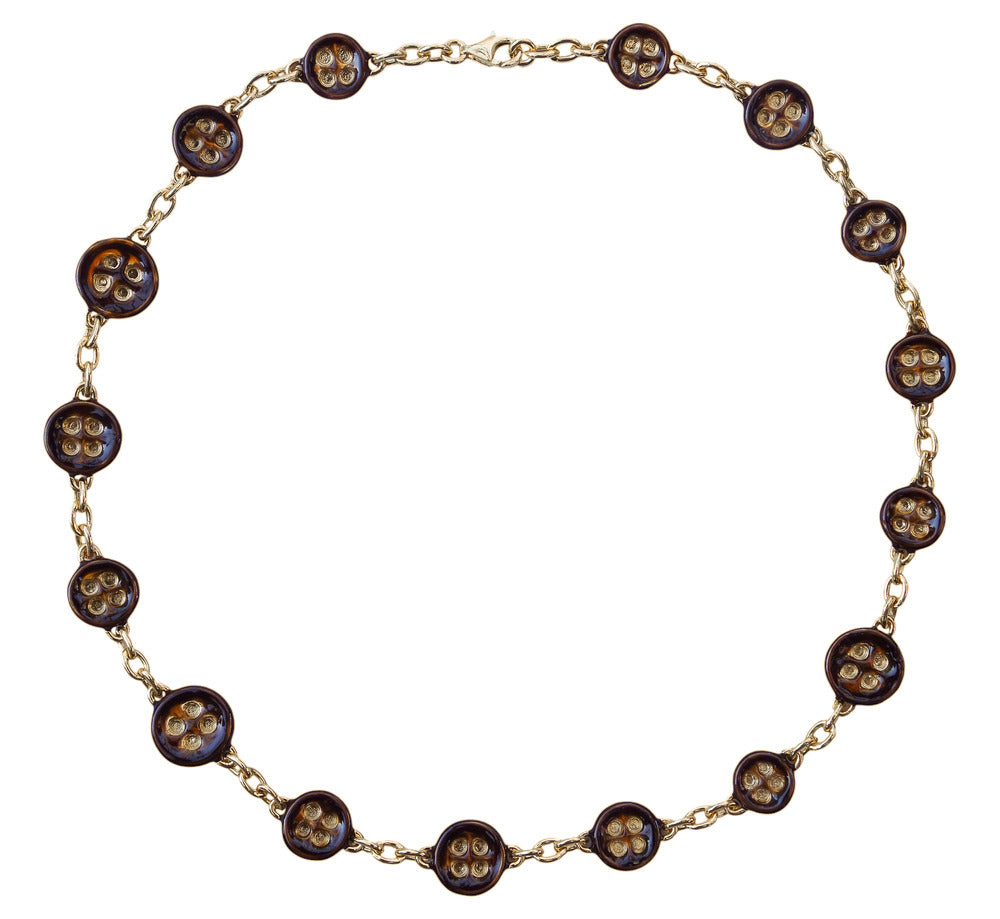 Gold Boutille Necklace