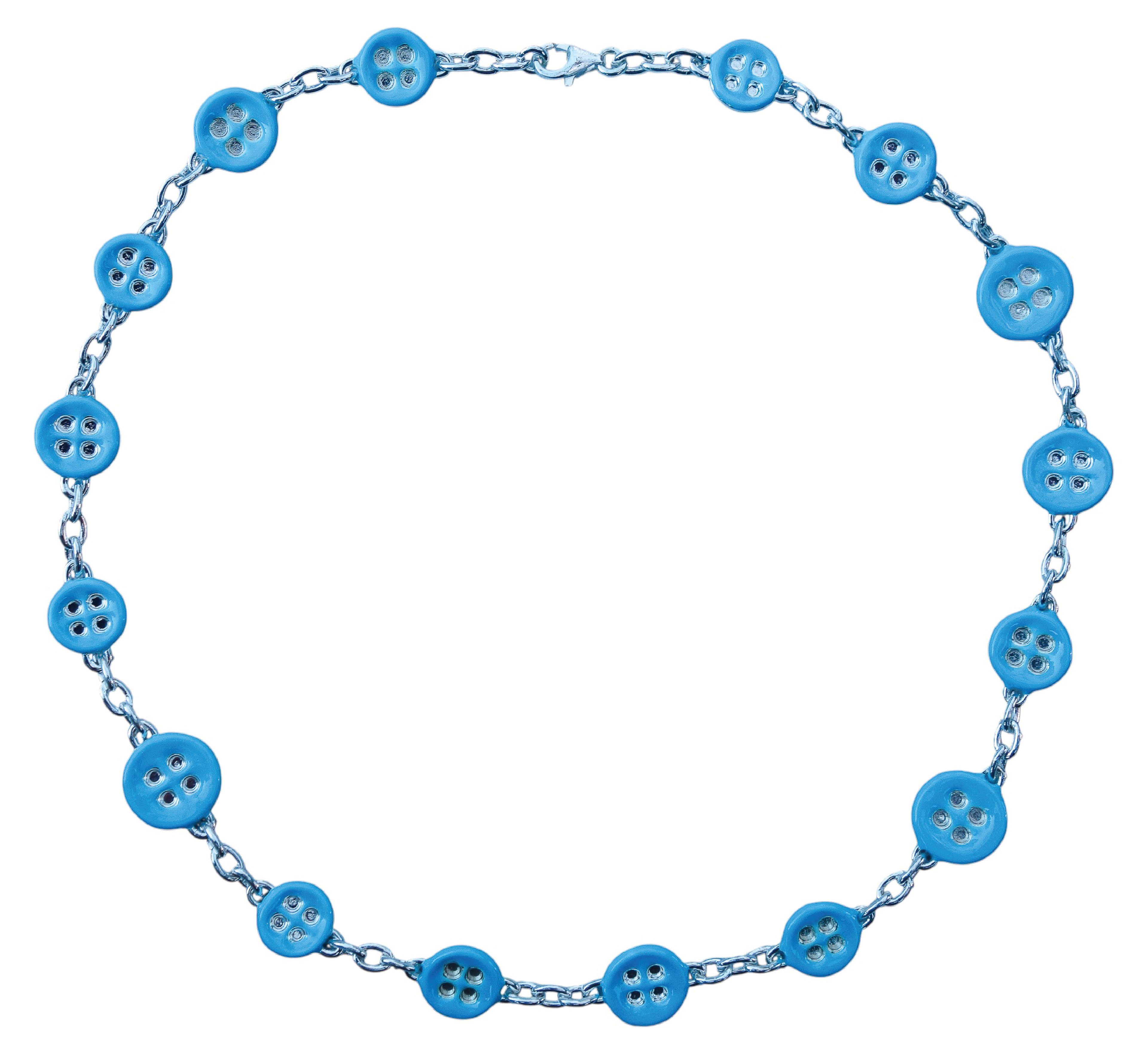 Silver Boutille Necklace