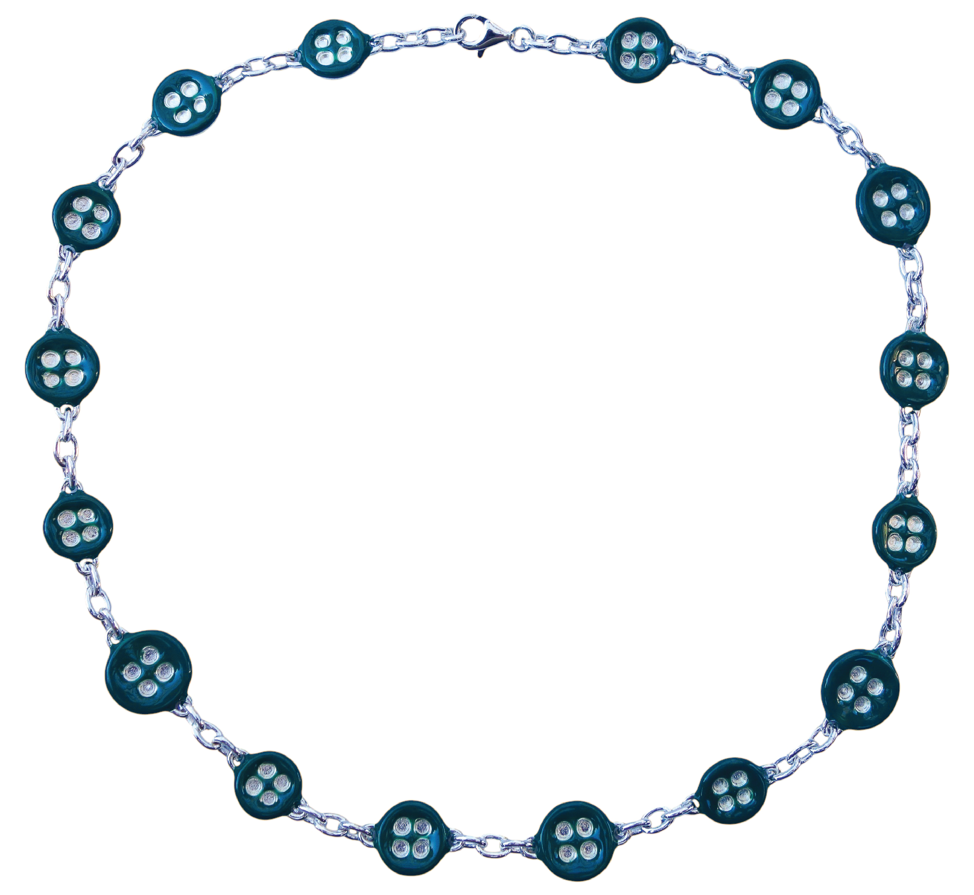 Silver Boutille Necklace