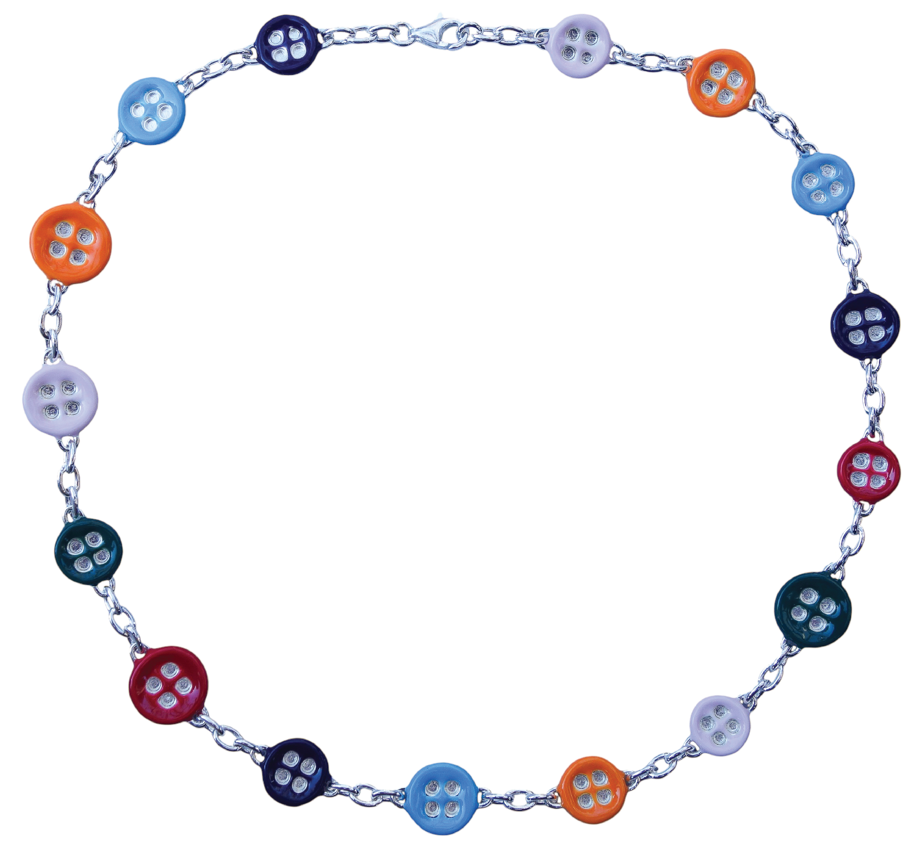 Silver Boutille Necklace