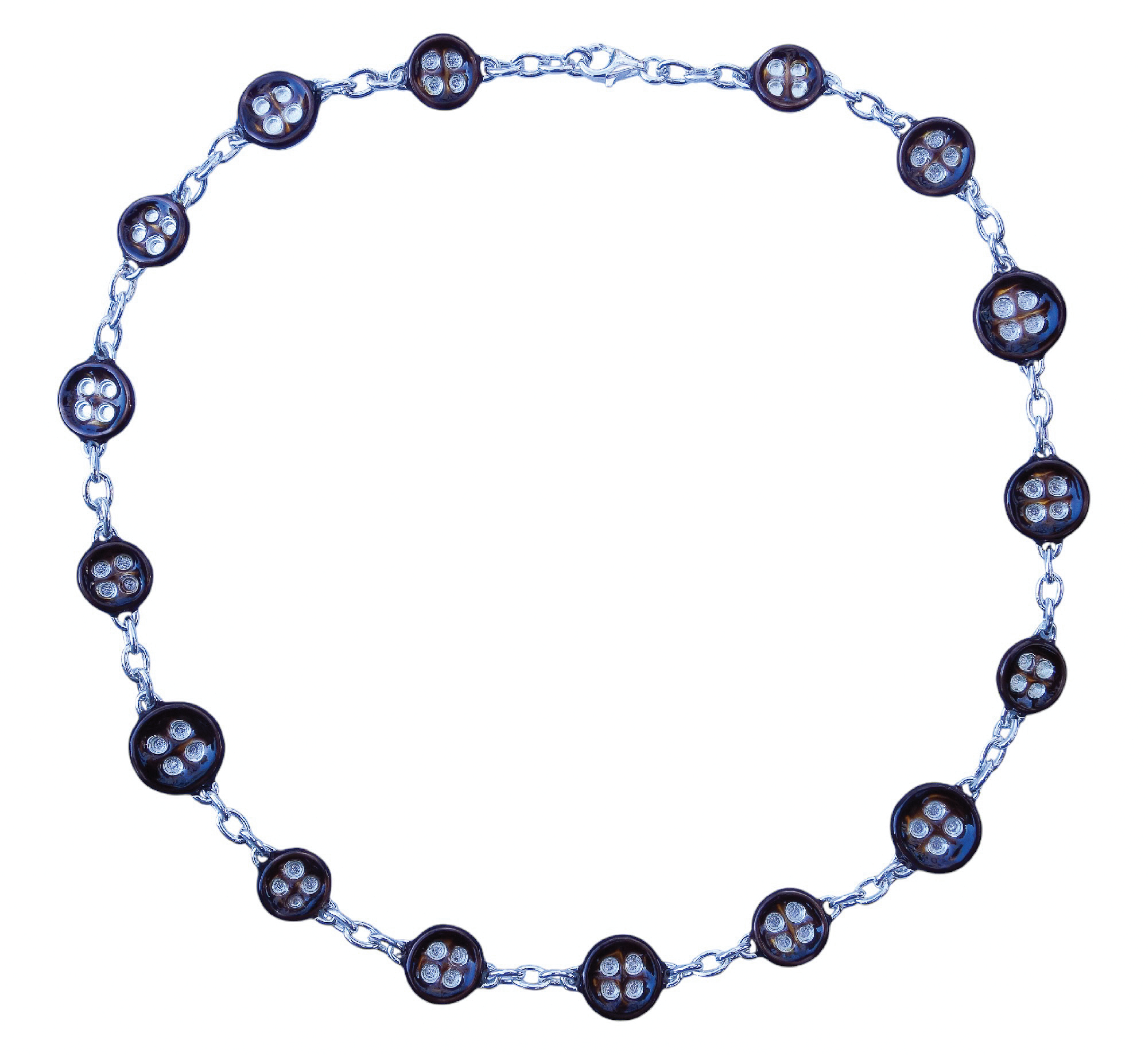 Silver Boutille Necklace