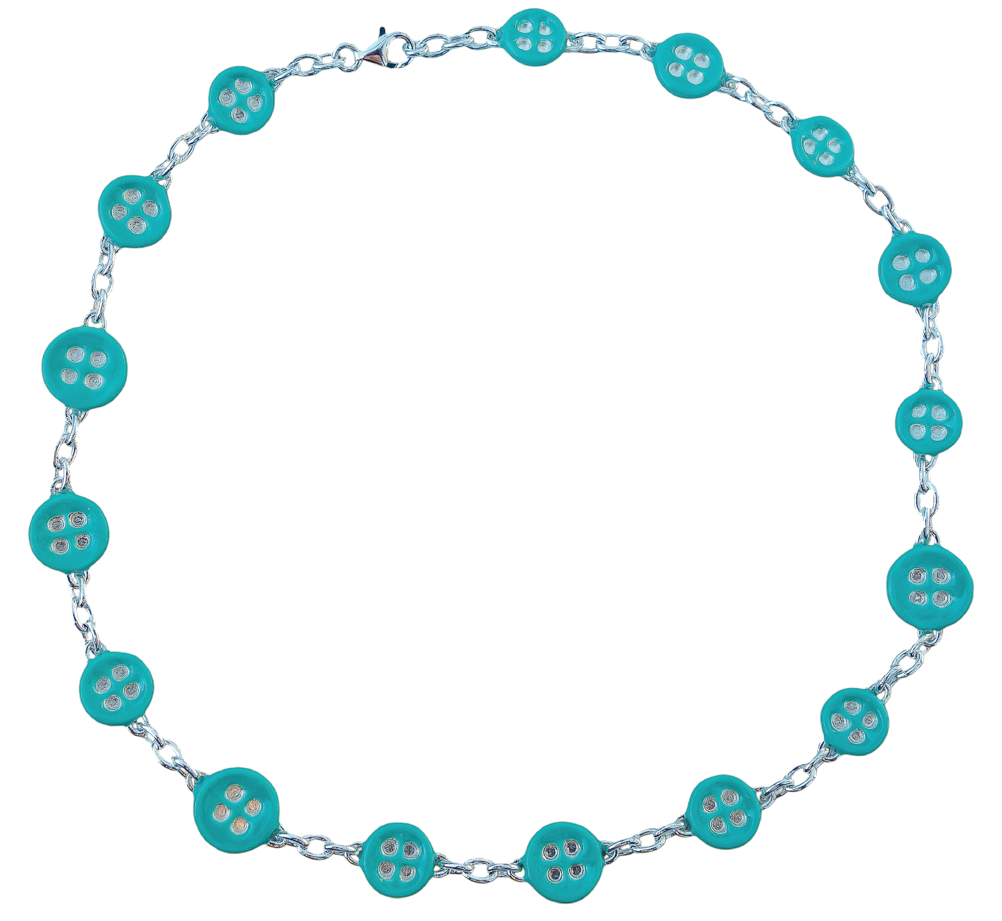 Silver Boutille Necklace